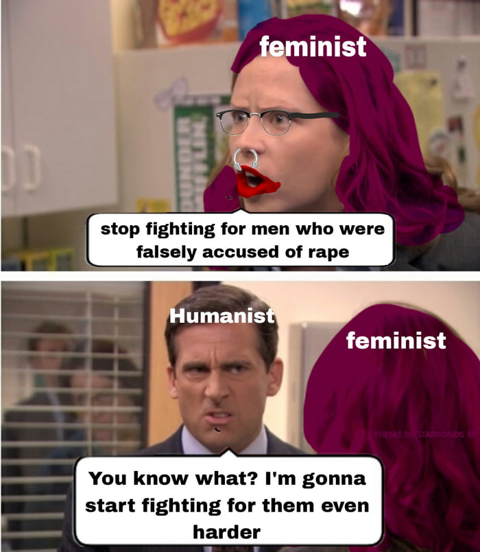 L feminist stop fighting who falsely accused of rape LTRSS You know what Im gonna start fighting for them even harder