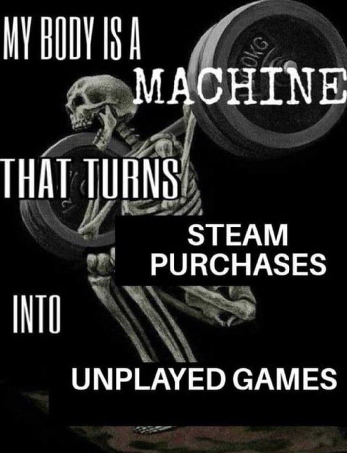 Ul HIY ISA HINE IHM IHHN 1 STEAM PURCHASES TN AV Y UNPLAYED GAMES