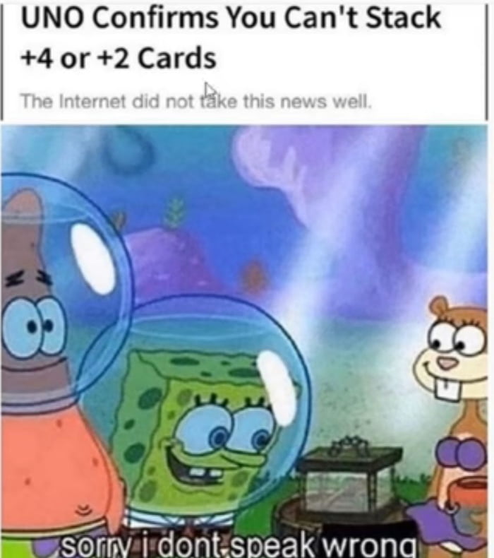 UNO Confirms You Cant Stack 4 or 2 Cards