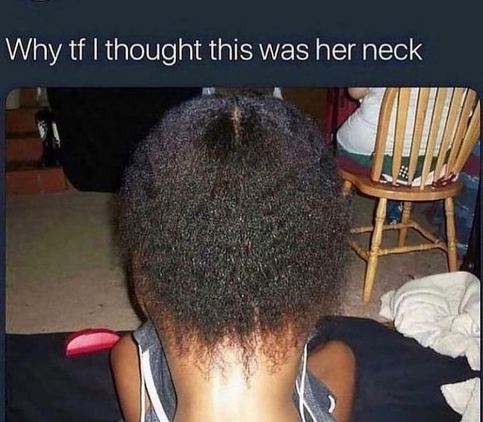Why tf thought this was her neck