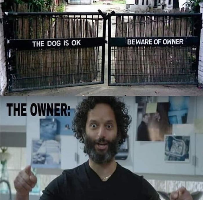 fie o il B THE DOG IS O 1