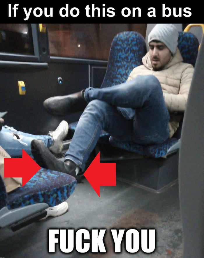 If you do this on a bus