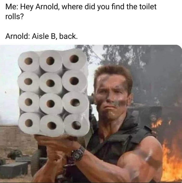 Me Hey Arnold where did you find the toilet rolls Arnold Aisle B back