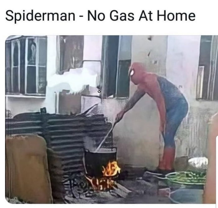 Spiderman No Gas At Home