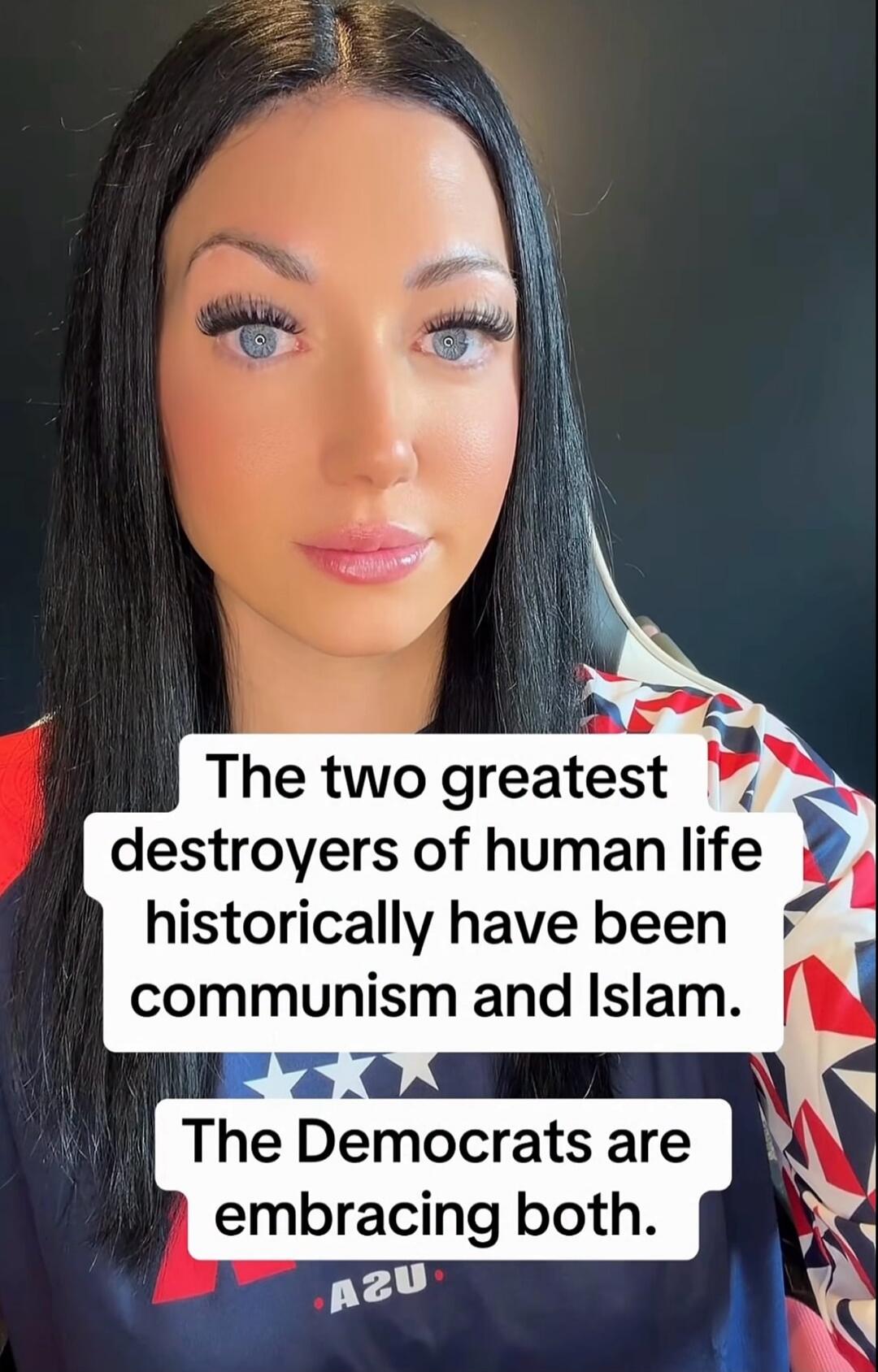 The two greatest destroyers of human life historically have been communism and Islam. The Democrats are embracing both.