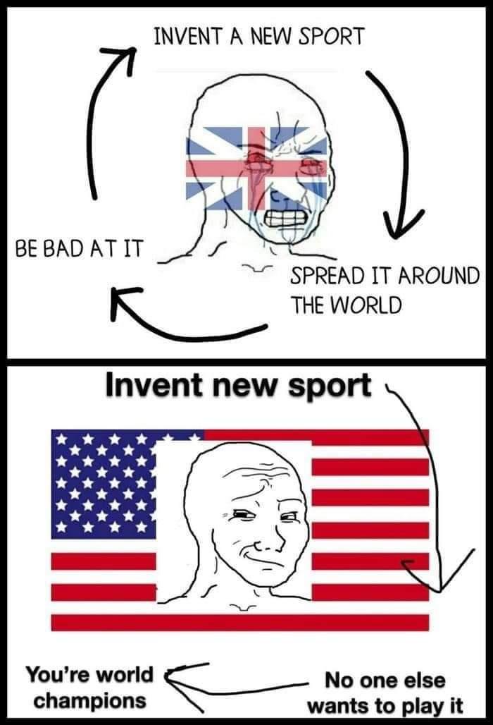 INVENT A NEW SPORT N pri J BEBADATIT N SPREAD IT AROUND K_ THE WORLD Invent new sport Youre world g No one else champions wants to play it