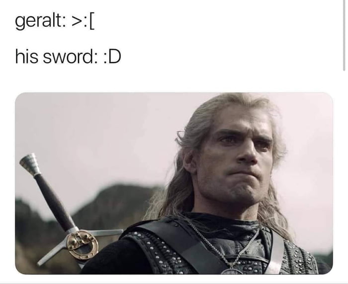 geralt his sword D