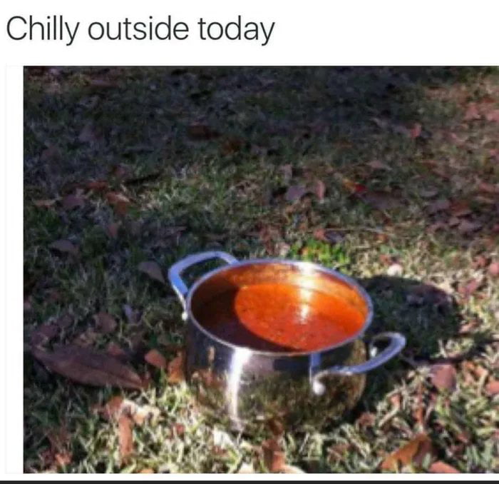 Chilly outside today