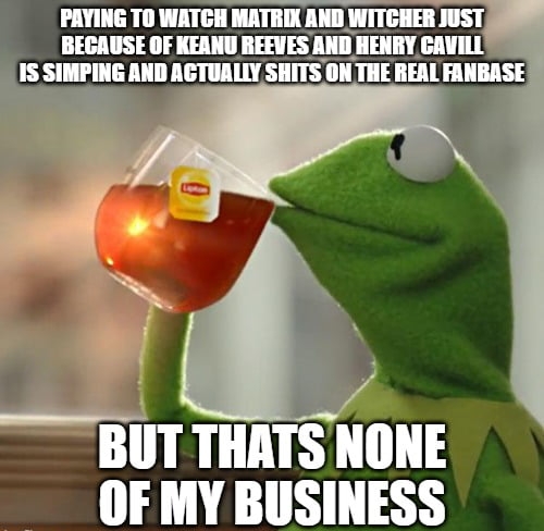 BUT THATS NONE OF MY BUSINESS