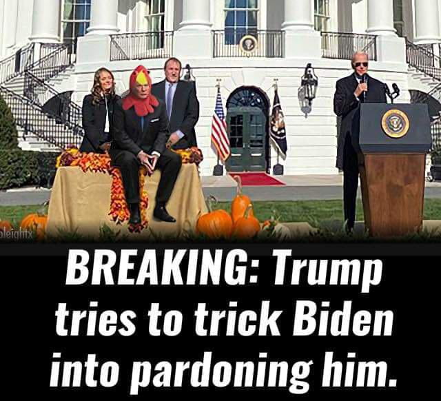 y BREAKING Trump tries to trick Biden into pardoning him