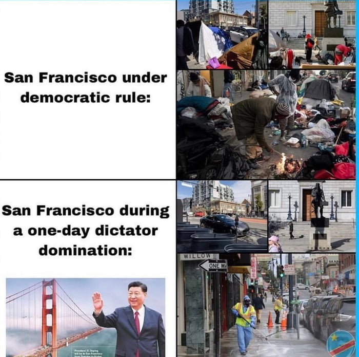 San Francisco under democratic rule San Francisco during a one day dictator domination