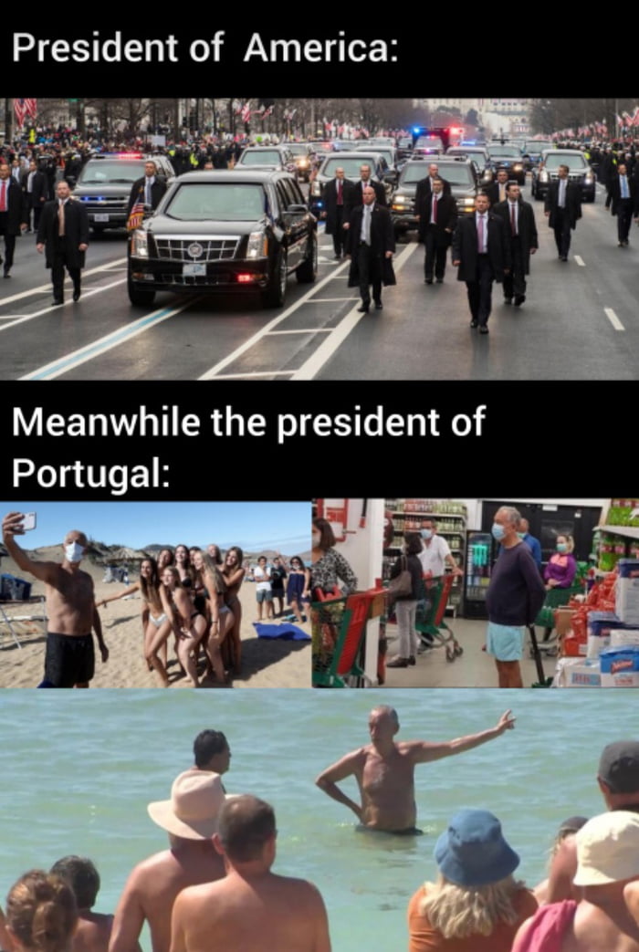 President of America Y CEL VISR TR oIS e 1 o Portugal i