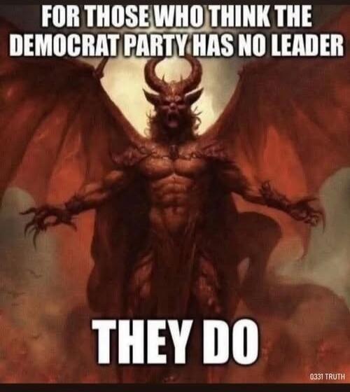 FOR THOSE WHO THINK THE DEMOCRAT PARTY HAS NO LEADER THEY DO 0331 TRUTH