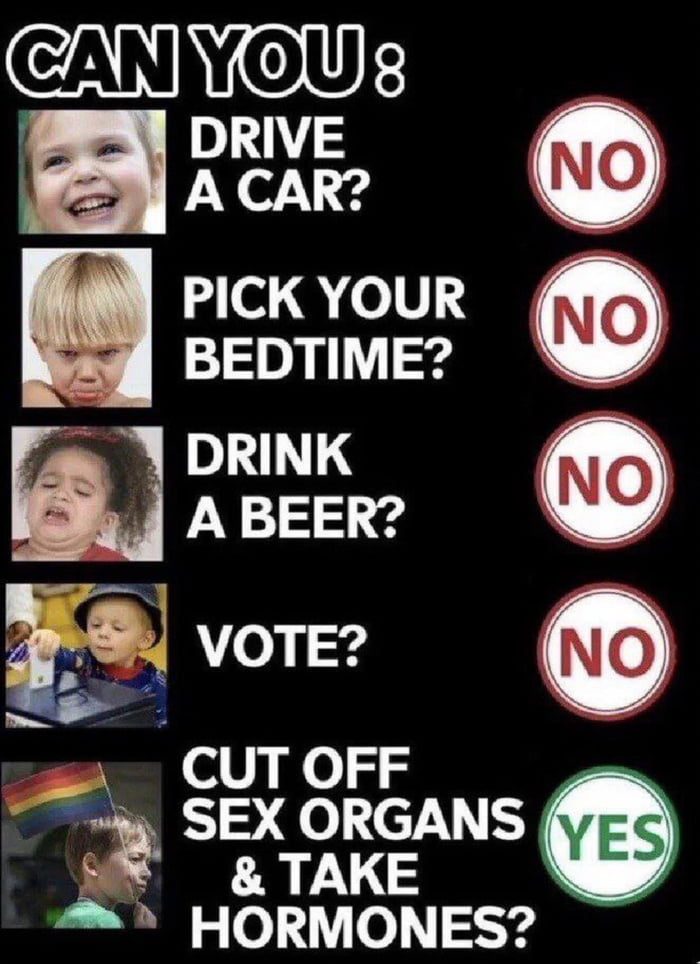 CANYYOUJ PPSI DRIVE N ACAR B PicK YOUR h d BEDTIME s CUT OFF 3 SEXORGANS g TAKE HORMONES