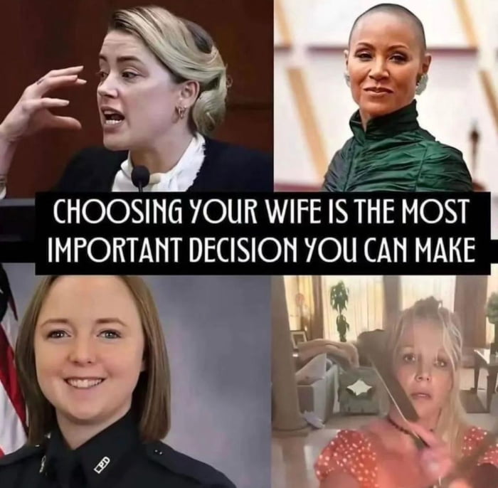 CHOOSING YOUR WIFE IS izfbST __ IMPORTANT DECISION YOU CAN MAKE
