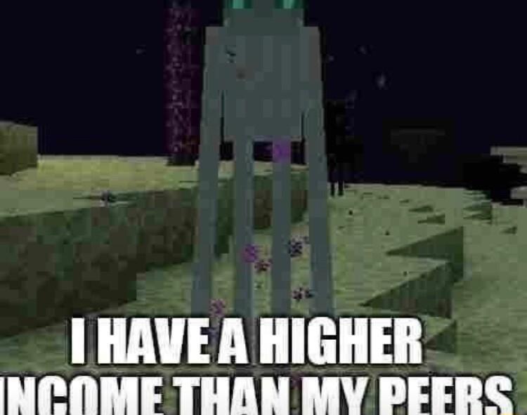 HAVE A HIGHER NCOME THAN MY PEFRS
