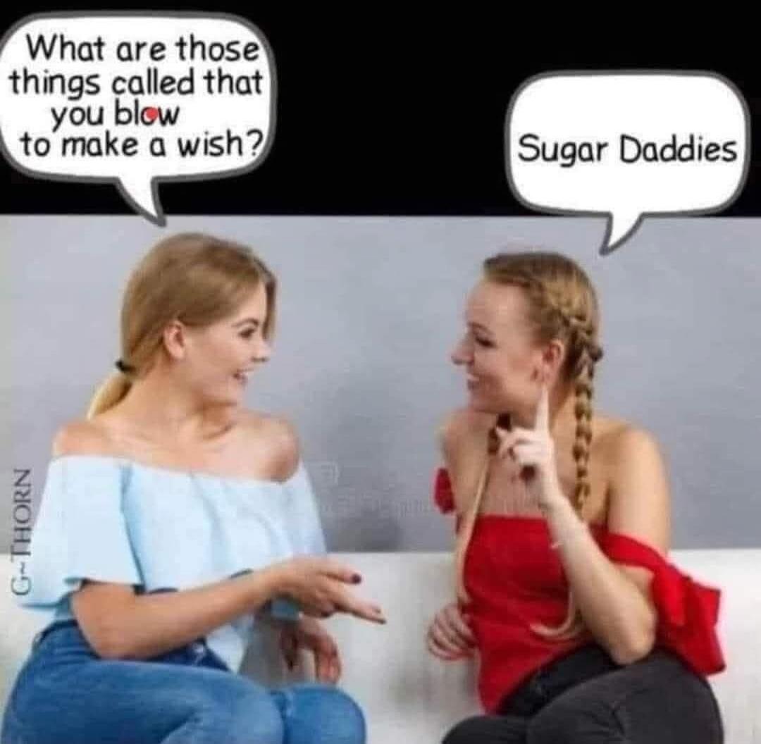What are those things called that you blow to make a wish? Sugar Daddies