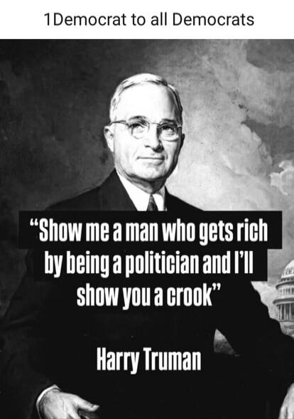 1 Democrat to all Democrats. 