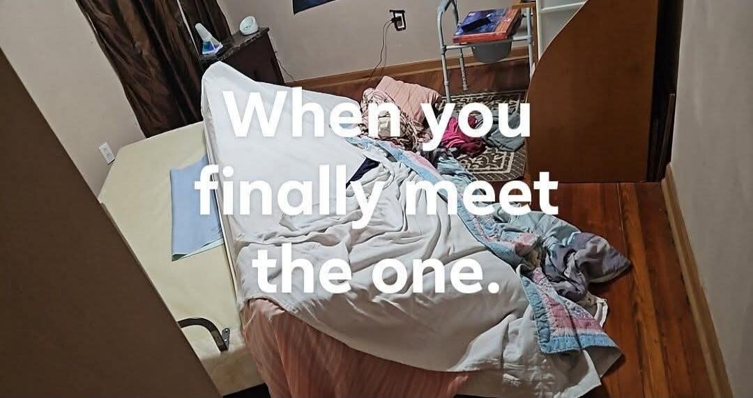 When you finally meet the one.