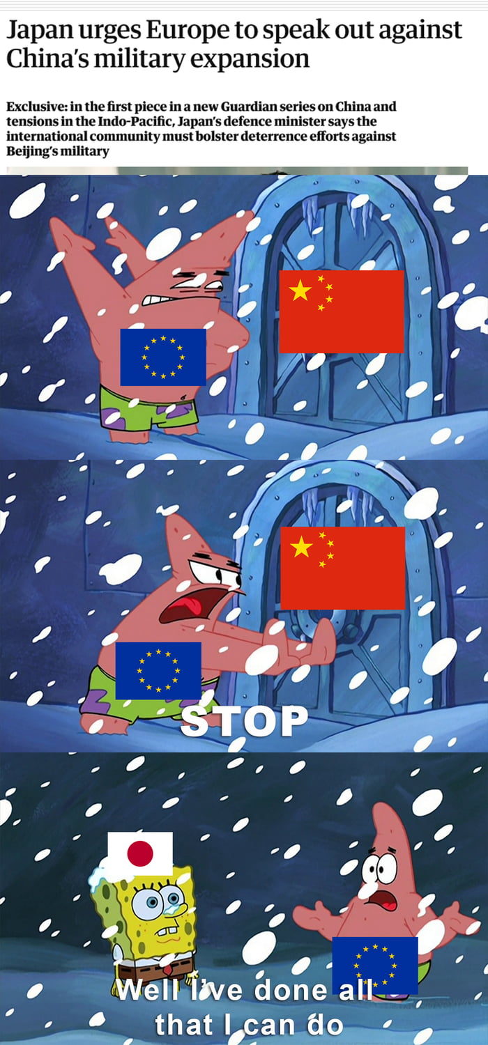 Japan urges Europe to speak out against Chinas military expansion Exclusive in the first piece in a new Guardian series on Chinaand tensions in the Indo Pacific Japans defence minister says the international community must bolster deterrence efforts against v 4 tIIeIITiVe done aIL S that can to2 o