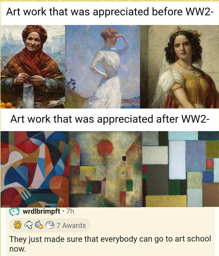 wrdlbrimft 7h R Q 3 7 Awards They just made sure that everybody can go to art school now