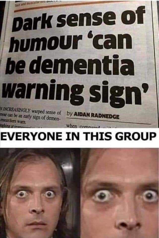 park sense of humour can pe dementia