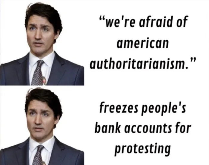 were afraid of american authoritarianism freezes peoples bank accounts for protesting