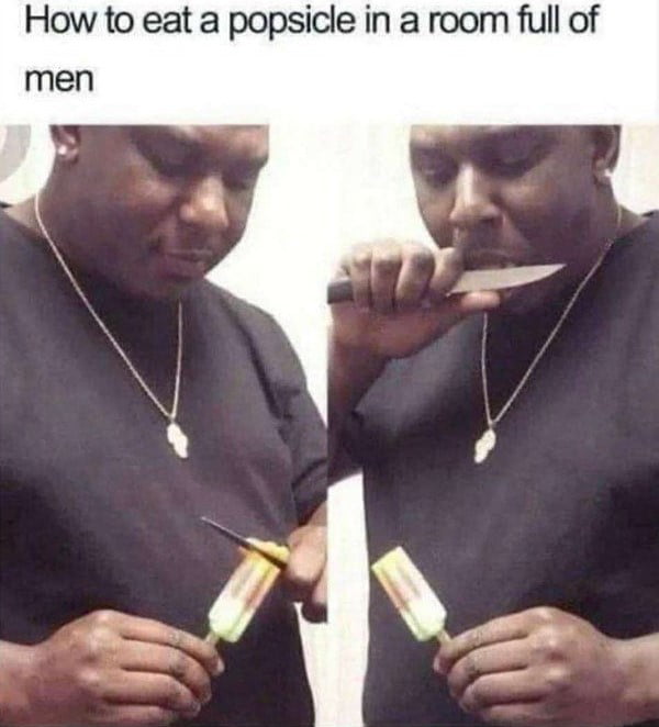 How to eat a popsicle in a room full of