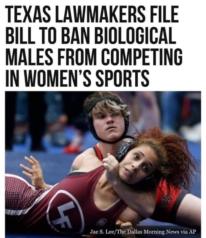 TEXAS LAWMAKERS FILE BILL TO BAN BIOLOGICAL MALES FROM COMPETING IN WOMENS SPORTS