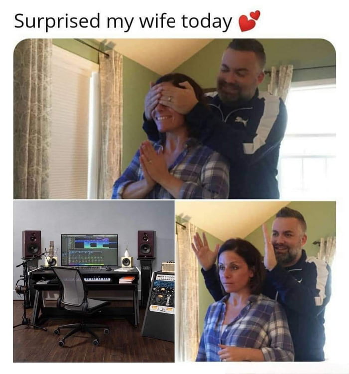 Surprised my wife today g