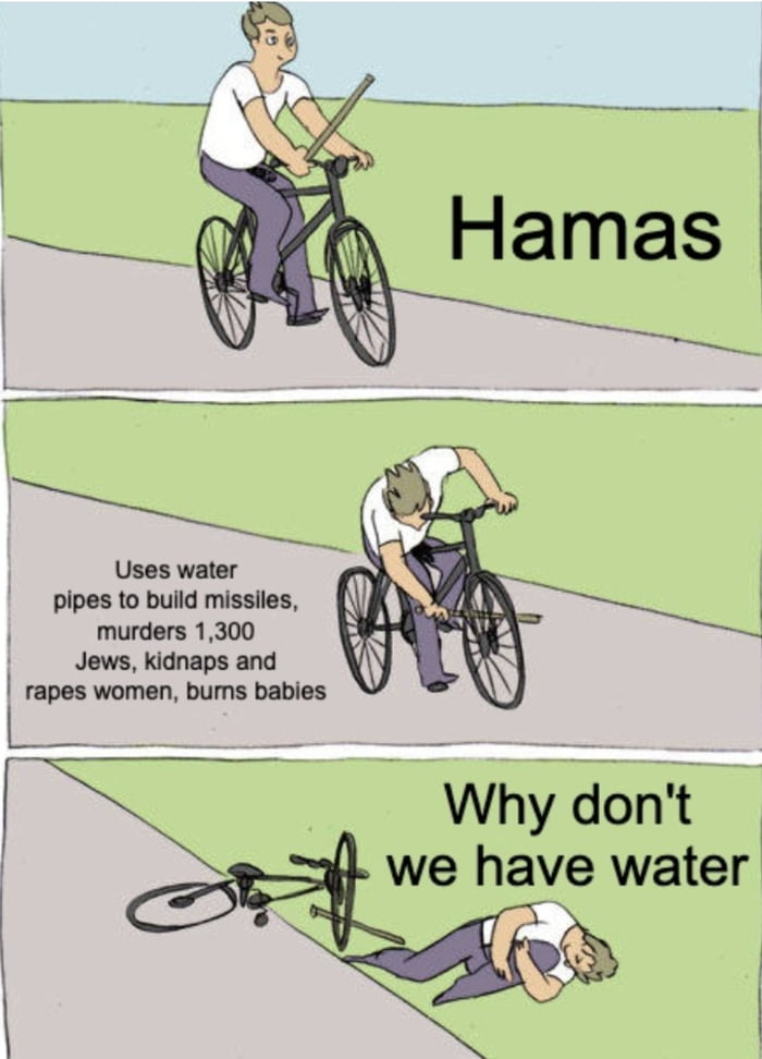 Uses water pipes to build missiles murders 1300 Why dont we have water