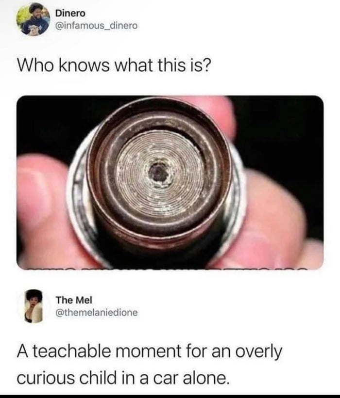 A teachable moment for an overly curious child in a car alone