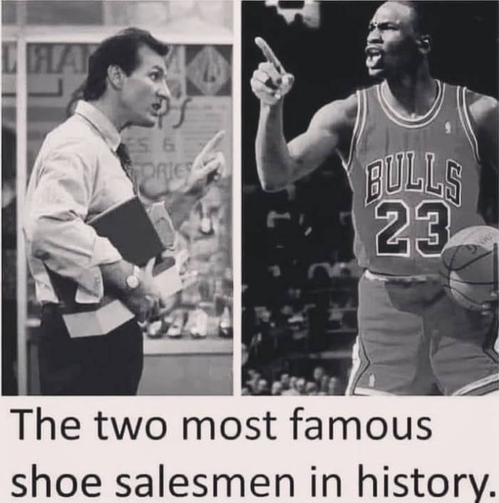 The two most famous shoe salesmen in history