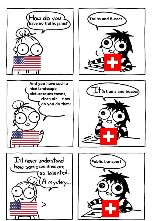 And you have such a nice landscape picturesques towns clean air How do you do that Socah Andersen