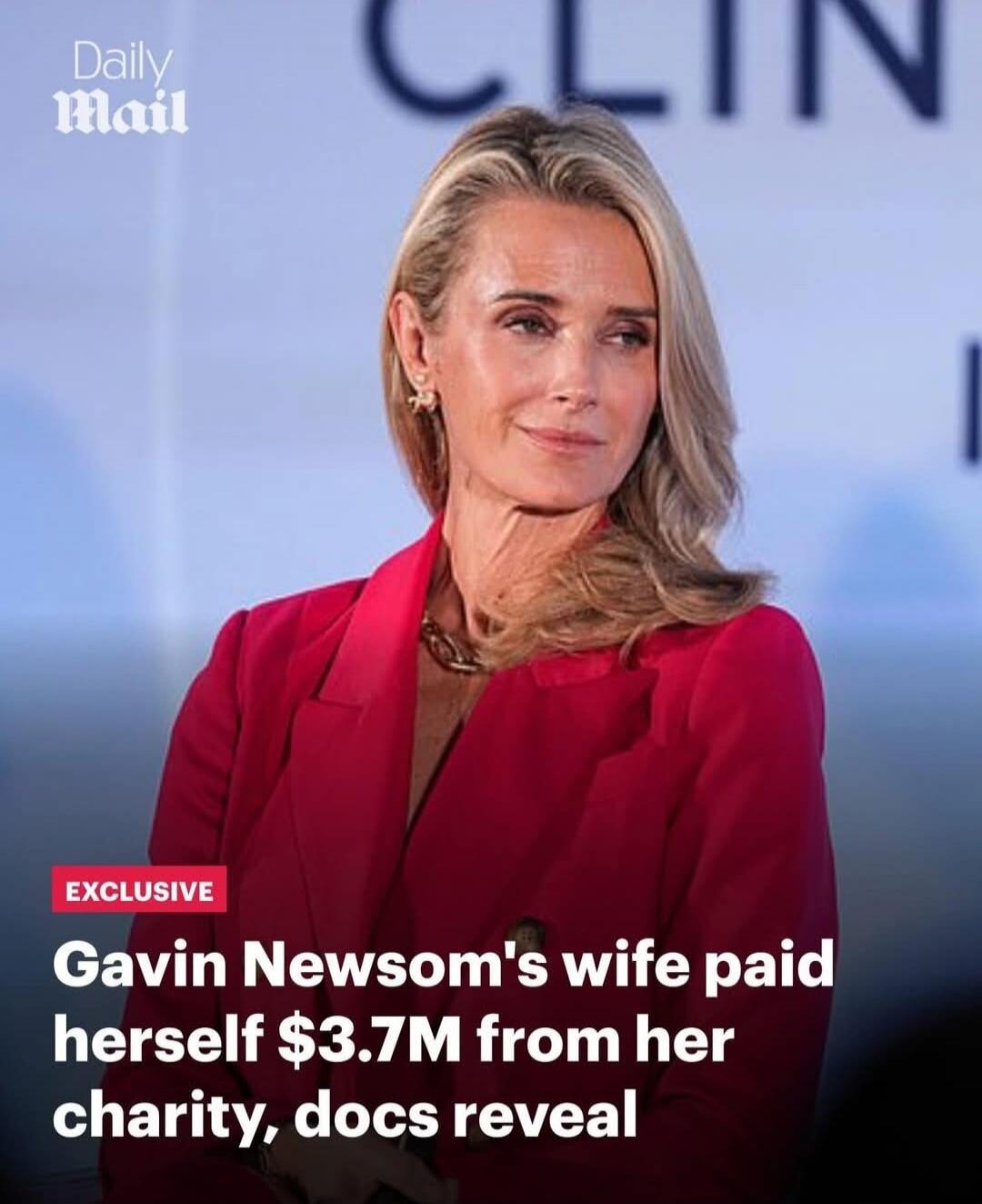 Gavin Newsom's wife paid herself $3.7M from her charity, docs reveal
