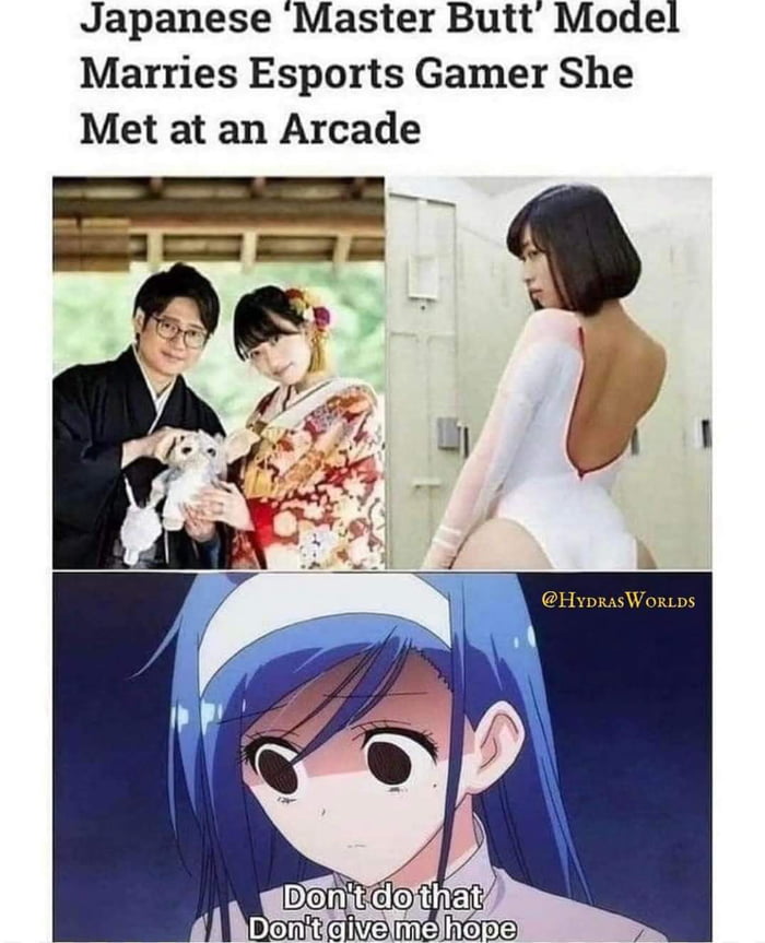 Japanese Master Butt Model Marries Esports Gamer She Met at an Arcade