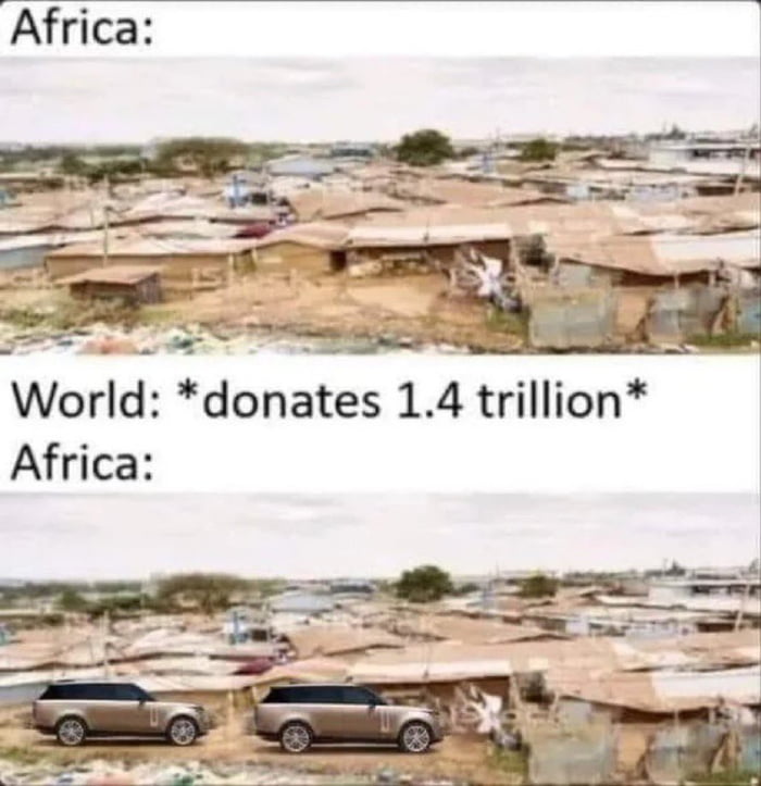 World donates 14 trillion Africa