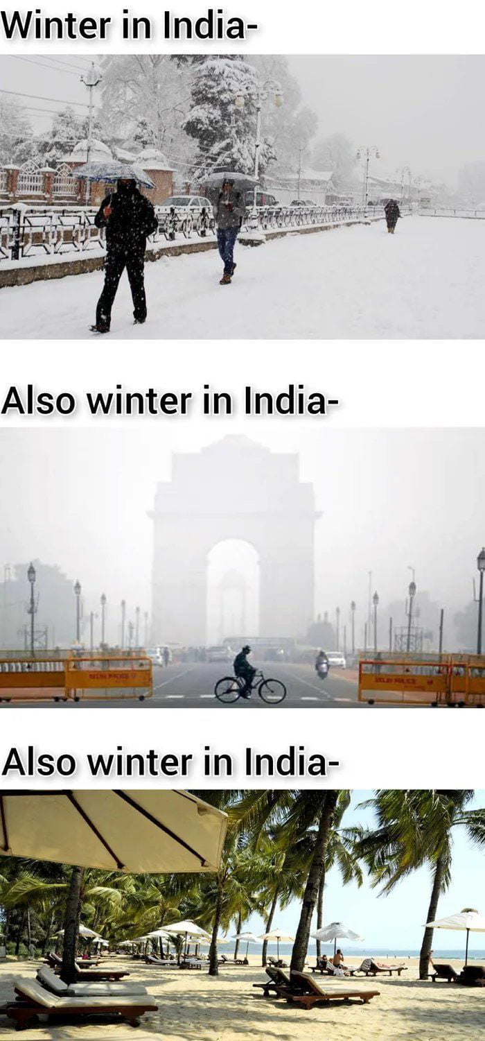 Winter in India ot Also winter in India Also winter in India N