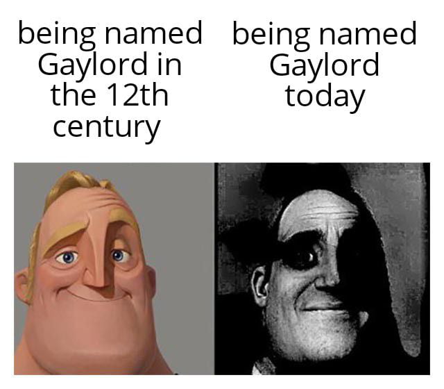 being named being named Gaylord in Gaylord the 12th today century