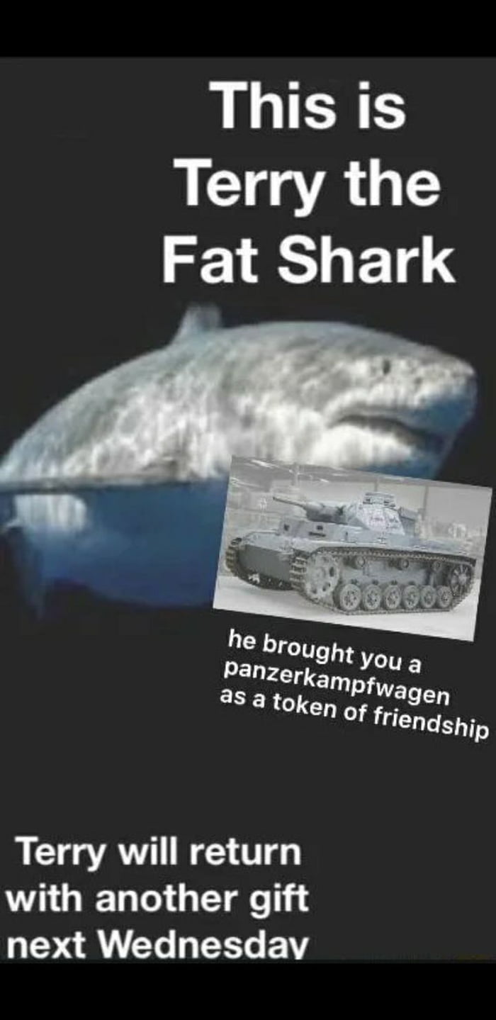 LI ERES L aAUE Fat Shark Terry will return with another gift QAR L G T EY