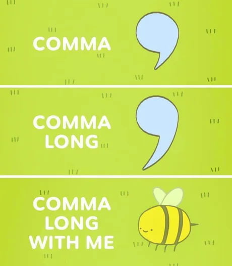 COMMA o0 VV VY i LONG COMMA LONG WITH ME