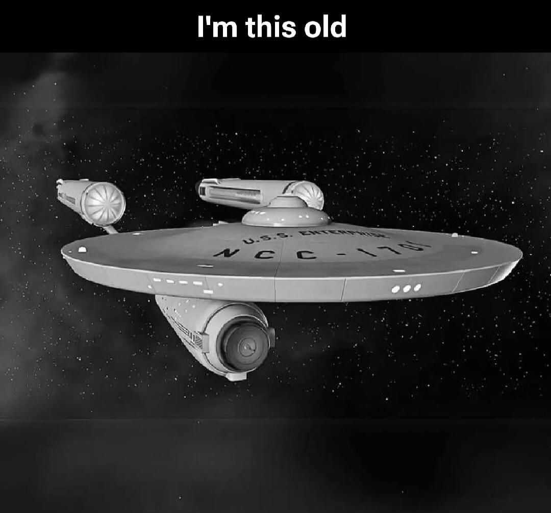 I'm this old U.S.S. ENTERPRISE NCC-1701