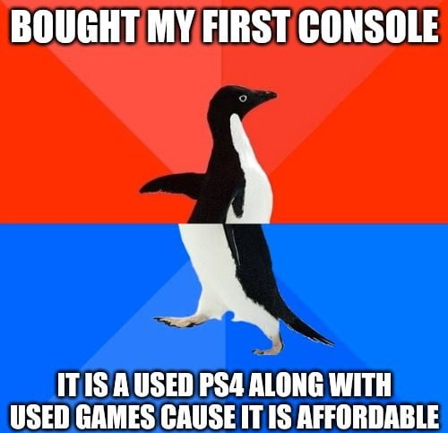 ITIS AUSED PS4 AilillG WITH USED GAMES CAUSE IT IS AFFORDABLE