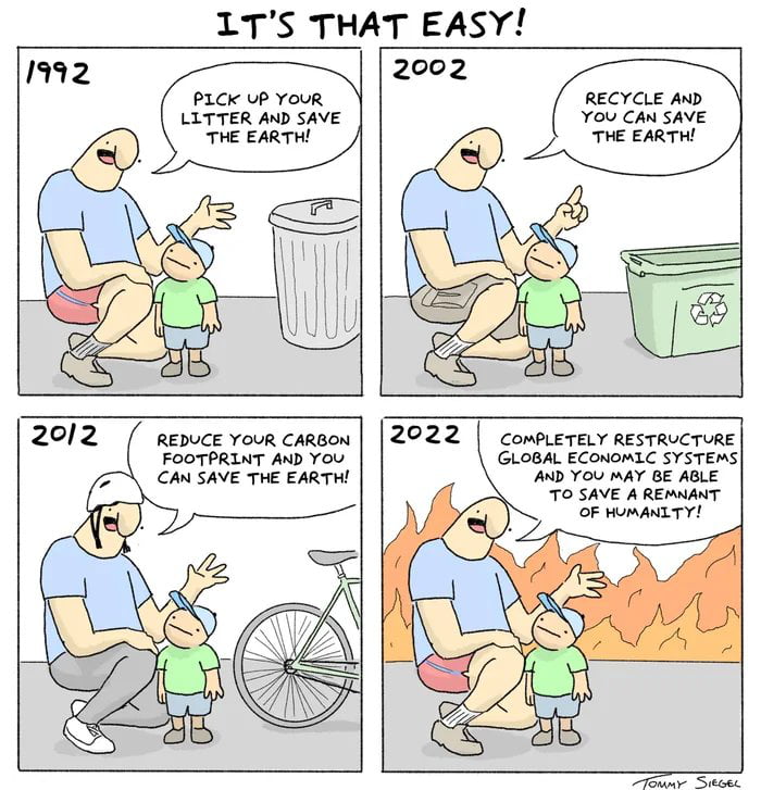 1TS THAT EASY PLCK UP YOUR LLTTER AND SAVE THE EARTH 2002 RECYCLE AND YOU CAN SAVE THE EARTH REDUCE YOUR CARBON FOOTPRINT AND YOU CAN SAVE THE EARTH COMPLETELY RESTRUCTURE GLOBAL ECONOMLC SYSTEMS AND YOU MAY BE ABLE TO SAVE A REMNANT OF HUMANLTY AR