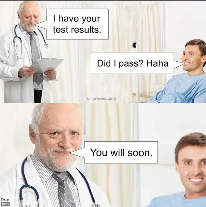 have your test results Did pass Haha