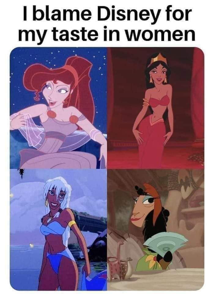 blame Disney for my taste in women