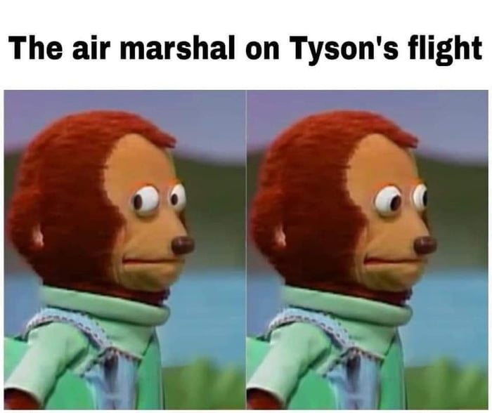 The air marshal on Tysons flight
