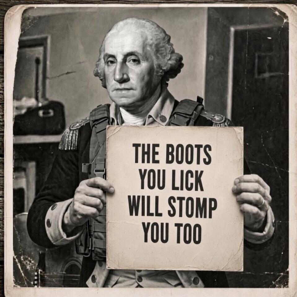 THE BOOTS YOU LICK WILL STOMP YOU TOO