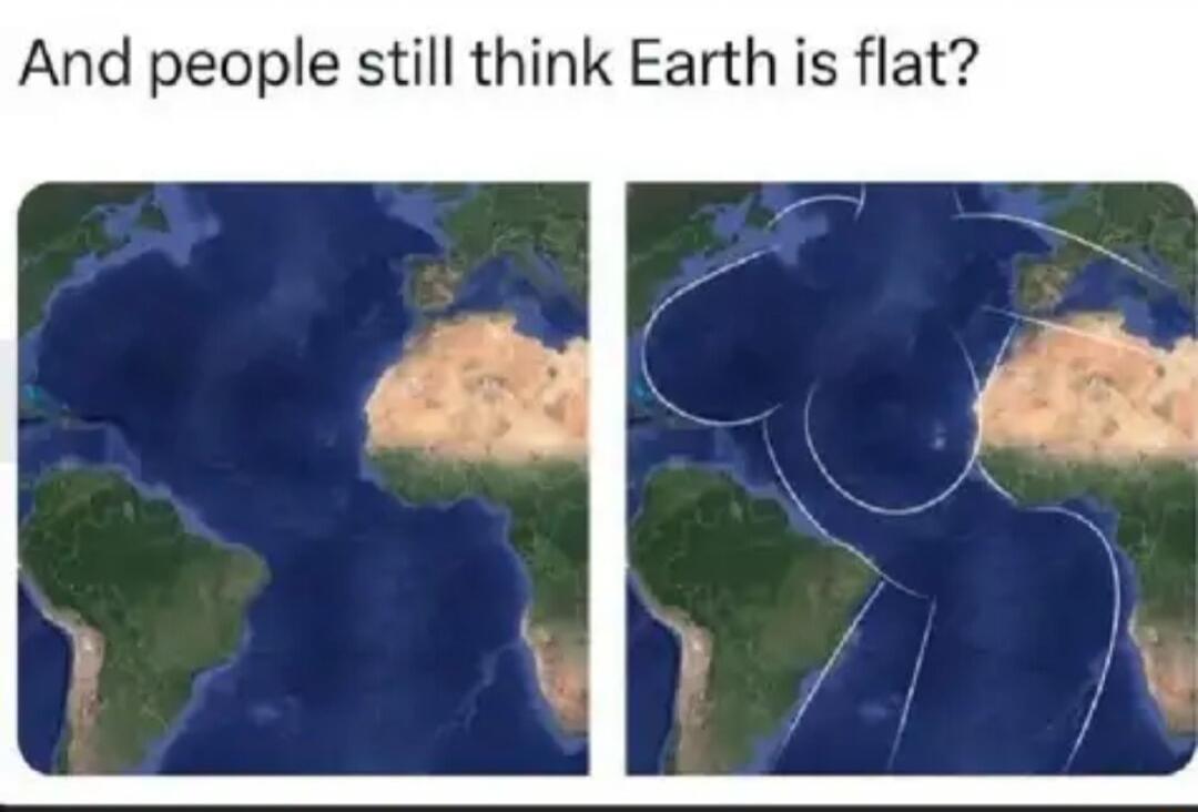 And people still think Earth is flat