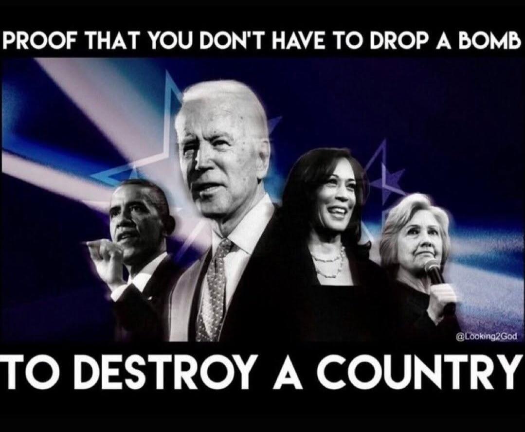 PROOF THAT YOU DON'T HAVE TO DROP A BOMB TO DESTROY A COUNTRY